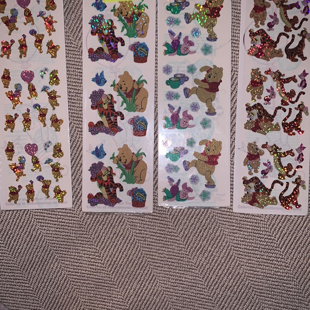 Lot of 4 vintage stickers from Sandylion